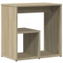 Mesa auxiliar 2 uds madera ingeniería roble Sonoma 50x30x50 cm en Mesas auxiliares | Comprar online en Foru.es