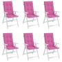 Cojines para sillas con respaldo alto 6 uds tela rosa de vidaXL, Cojines para sillas y sofás - Ref: Foro24-361270, Precio: 96...