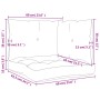 Cojines para palés 3 piezas tela Oxford turquesa de vidaXL, Cojines para sillas y sofás - Ref: Foro24-360877, Precio: 50,37 €...