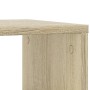 Mesa auxiliar con ruedas madera ingeniería Sonoma 50x30x55 cm en Mesas auxiliares | Comprar online en Foru.es