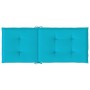 Cojines para sillas con respaldo alto 2 uds tela turquesa de vidaXL, Cojines para sillas y sofás - Ref: Foro24-361271, Precio...