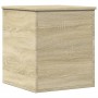 Caja de almacenaje madera ingeniería roble Sonoma 40x42x46 cm en Baúles de almacenamiento | Comprar online en Foru.es