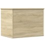 Caja de almacenaje madera ingeniería roble Sonoma 60x42x46 cm en Baúles de almacenamiento | Comprar online en Foru.es
