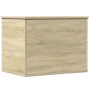 Caja de almacenaje madera ingeniería roble Sonoma 60x42x46 cm en Baúles de almacenamiento | Comprar online en Foru.es