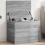Caja de almacenaje madera de ingeniería gris Sonoma 60x42x46 cm en Baúles de almacenamiento | Comprar online en Foru.es