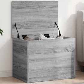 Caja de almacenaje madera de ingeniería gris Sonoma 60x42x46 cm en Baúles de almacenamiento | Comprar online en Foru.es