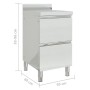 Armario de cocina comercial con 2 cajones acero inoxidable de vidaXL, Restauración - Ref: Foro24-151178, Precio: 337,53 €, De...