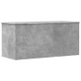 Caja de almacenaje madera ingeniería gris hormigón 100x42x46 cm en Baúles de almacenamiento | Comprar online en Foru.es