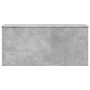 Caja de almacenaje madera ingeniería gris hormigón 100x42x46 cm en Baúles de almacenamiento | Comprar online en Foru.es