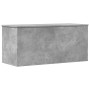 Caja de almacenaje madera ingeniería gris hormigón 100x42x46 cm en Baúles de almacenamiento | Comprar online en Foru.es