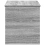 Caja de almacenaje madera ingeniería gris Sonoma 100x42x46 cm en Baúles de almacenamiento | Comprar online en Foru.es