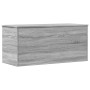 Caja de almacenaje madera ingeniería gris Sonoma 100x42x46 cm en Baúles de almacenamiento | Comprar online en Foru.es