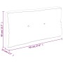 Cojín para palés tela estampado de hojas 70x40x12 cm de vidaXL, Cojines para sillas y sofás - Ref: Foro24-360598, Precio: 28,...