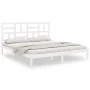 Estructura de cama madera maciza blanco 200x200 cm de vidaXL, Camas y somieres - Ref: Foro24-3105971, Precio: 138,85 €, Descu...