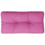 Cojín para palés tela rosa 70x40x12 cm de vidaXL, Cojines para sillas y sofás - Ref: Foro24-360599, Precio: 22,54 €, Descuent...