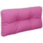 Cojín para palés tela rosa 70x40x12 cm de vidaXL, Cojines para sillas y sofás - Ref: Foro24-360599, Precio: 20,32 €, Descuent...