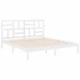Estructura de cama madera maciza blanco 200x200 cm de vidaXL, Camas y somieres - Ref: Foro24-3105971, Precio: 138,85 €, Descu...
