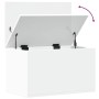 Caja de almacenaje madera de ingeniería blanco 60x35x35 cm en Baúles de almacenamiento | Comprar online en Foru.es