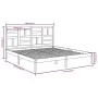 Estructura de cama madera maciza blanco 200x200 cm de vidaXL, Camas y somieres - Ref: Foro24-3105971, Precio: 138,85 €, Descu...