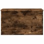 Caja de almacenaje madera ingeniería roble ahumado 60x35x35 cm en Baúles de almacenamiento | Comprar online en Foru.es