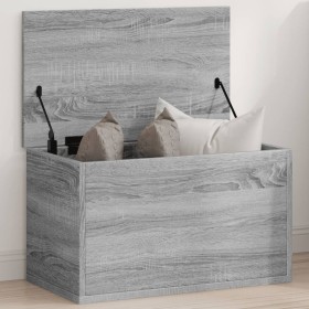 Caja de almacenaje madera de ingeniería gris Sonoma 60x35x35 cm en Baúles de almacenamiento | Comprar online en Foru.es