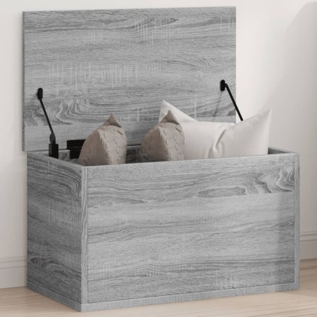 Caja de almacenaje madera de ingeniería gris Sonoma 60x35x35 cm en Baúles de almacenamiento | Comprar online en Foru.es