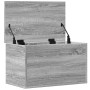 Caja de almacenaje madera de ingeniería gris Sonoma 60x35x35 cm en Baúles de almacenamiento | Comprar online en Foru.es