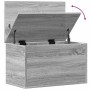 Caja de almacenaje madera de ingeniería gris Sonoma 60x35x35 cm en Baúles de almacenamiento | Comprar online en Foru.es