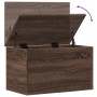 Caja de almacenaje madera ingeniería marrón roble 60x35x35 cm en Baúles de almacenamiento | Comprar online en Foru.es