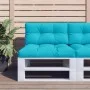 Cojín para palés tela turquesa 70x40x12 cm de vidaXL, Cojines para sillas y sofás - Ref: Foro24-360600, Precio: 25,00 €, Desc...