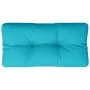 Cojín para palés tela turquesa 70x40x12 cm de vidaXL, Cojines para sillas y sofás - Ref: Foro24-360600, Precio: 25,00 €, Desc...