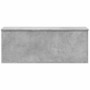 Caja de almacenaje madera ingeniería gris hormigón 90x35x35 cm en Baúles de almacenamiento | Comprar online en Foru.es