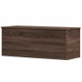 Caja de almacenaje madera ingeniería marrón roble 90x35x35 cm en Baúles de almacenamiento | Comprar online en Foru.es