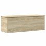 Caja de almacenaje madera ingeniería roble sonoma 102x35x35 cm en Baúles de almacenamiento | Comprar online en Foru.es