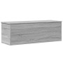 Caja de almacenaje madera ingeniería gris Sonoma 102x35x35 cm en Baúles de almacenamiento | Comprar online en Foru.es