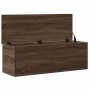 Caja de almacenaje madera ingeniería marrón roble 102x35x35 cm en Baúles de almacenamiento | Comprar online en Foru.es