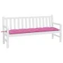 Cojín de banco de jardín tela Oxford rosa 180x50x7 cm de vidaXL, Cojines para sillas y sofás - Ref: Foro24-361638, Precio: 28...