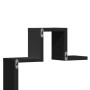 Estantería de pared madera de ingeniería negro 104,5x10x43 cm en Estanterías | Comprar online en Foru.es