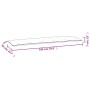 Cojín de banco de jardín tela Oxford rosa 180x50x7 cm de vidaXL, Cojines para sillas y sofás - Ref: Foro24-361638, Precio: 28...