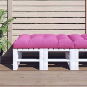 Cojín para palés tela rosa 120x80x12 cm de vidaXL, Cojines para sillas y sofás - Ref: Foro24-360533, Precio: 49,45 €, Descuen...