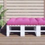 Cojín para palés tela rosa 120x80x12 cm de vidaXL, Cojines para sillas y sofás - Ref: Foro24-360533, Precio: 58,50 €, Descuen...
