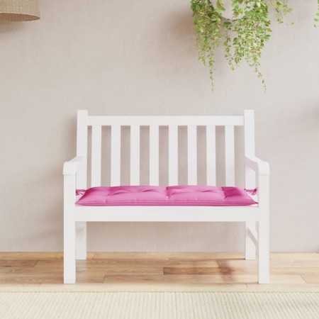 Cojín para banco de jardín tela rosa 110x50x7 cm de vidaXL, Cojines para sillas y sofás - Ref: Foro24-361828, Precio: 26,27 €...