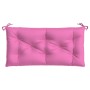 Cojín para banco de jardín tela rosa 110x50x7 cm de vidaXL, Cojines para sillas y sofás - Ref: Foro24-361828, Precio: 26,27 €...