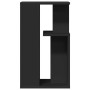 Mesa auxiliar madera de ingeniería negro 35x35x60 cm en Mesas de centro | Comprar online en Foru.es