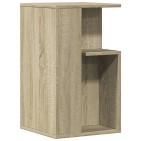 Mesa auxiliar madera de ingeniería roble Sonoma 35x35x60 cm en Mesas de centro | Comprar online en Foru.es