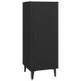 Aparador de madera contrachapada negro 34,5x34x90 cm de vidaXL, Aparadores - Ref: Foro24-812331, Precio: 57,83 €, Descuento: %