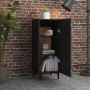 Aparador de madera contrachapada negro 34,5x34x90 cm de vidaXL, Aparadores - Ref: Foro24-812331, Precio: 57,83 €, Descuento: %