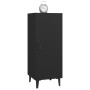 Aparador de madera contrachapada negro 34,5x34x90 cm de vidaXL, Aparadores - Ref: Foro24-812331, Precio: 57,83 €, Descuento: %
