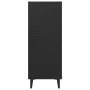 Aparador de madera contrachapada negro 34,5x34x90 cm de vidaXL, Aparadores - Ref: Foro24-812331, Precio: 57,83 €, Descuento: %