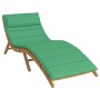 Cojín de tumbona de tela Oxford verde 180x60x3 cm de vidaXL, Cojines para sillas y sofás - Ref: Foro24-361857, Precio: 45,75 ...